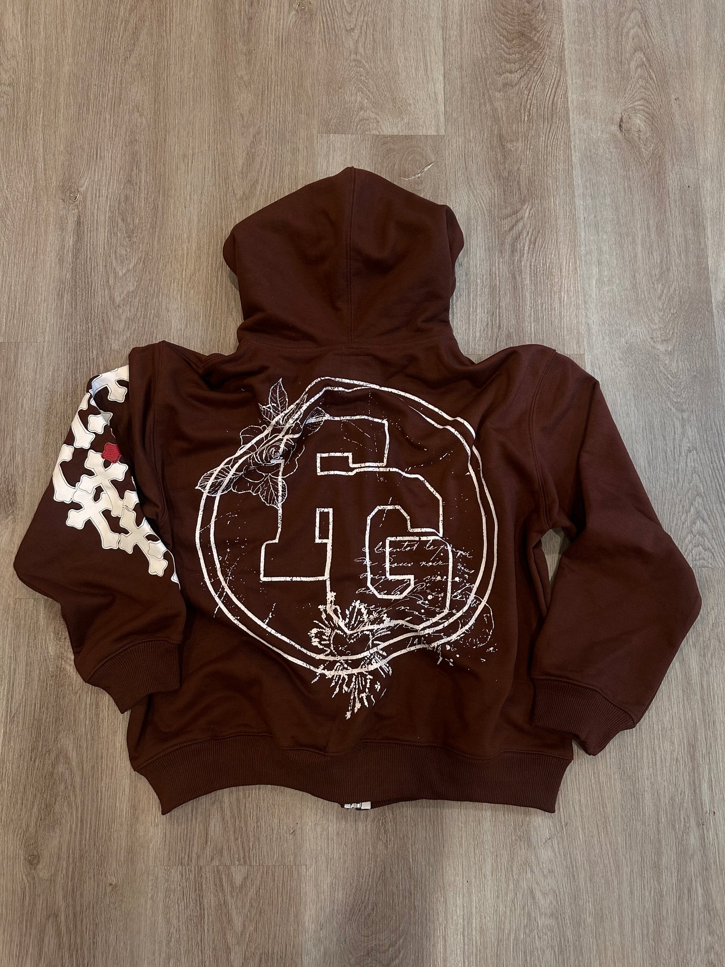 “ReAwaken” Brown zip up